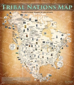 Tribal Nations Map of North America.